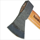 фото 4 -Топор деревянный 800г, длина рукоятки 380мм, рукоятка гикори, hanskonner HK1015-02-WD0800