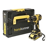 HCD2065BLC Дрель аккумуляторная б/щ Hanskonner 1BatterySystem HCD2065BLC