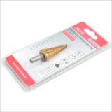 фото 2 -Сверло ступенчатое по металлу 4-20мм шаг 2мм HSS+TIN прямое Sturm!