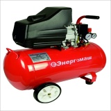 фото 5 -Компрессор воздушный масляный Энергомаш ВК-50, 1,5кВт, 210л/мин, ресивер 50 л, прямой привод