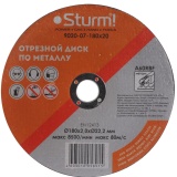 Отрезной диск по металлу Sturm! 9020-07-180x20